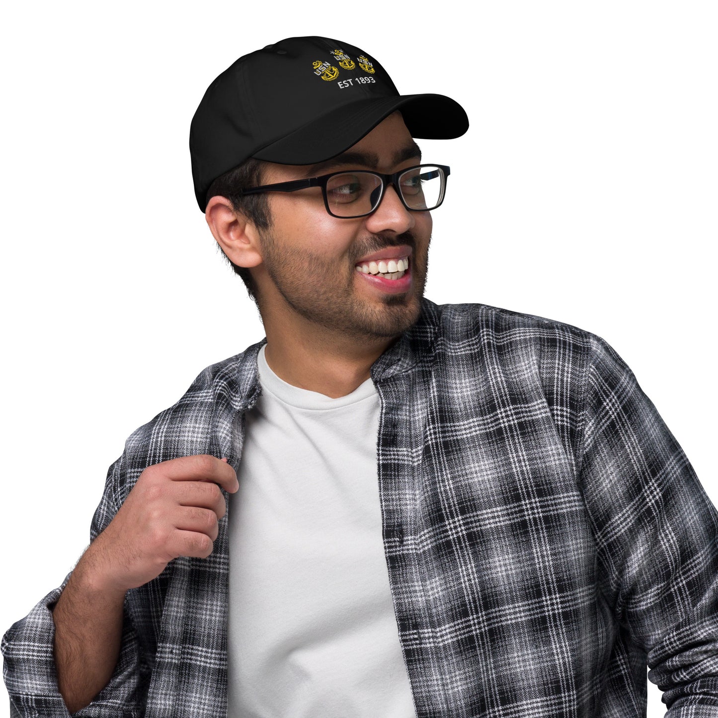 US Navy Chief - Embroidered dad hat