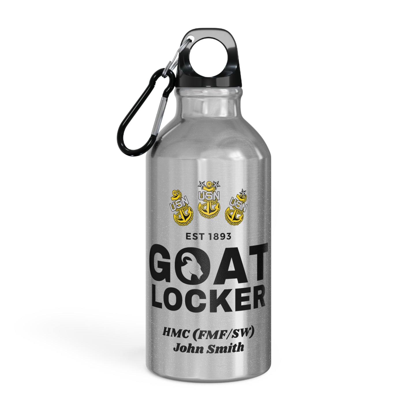 Customizable Oregon Sport Bottle - #NavyChief #CPO #ChiefPettyOfficer #MilitarySportBottle #ChiefSportBottle