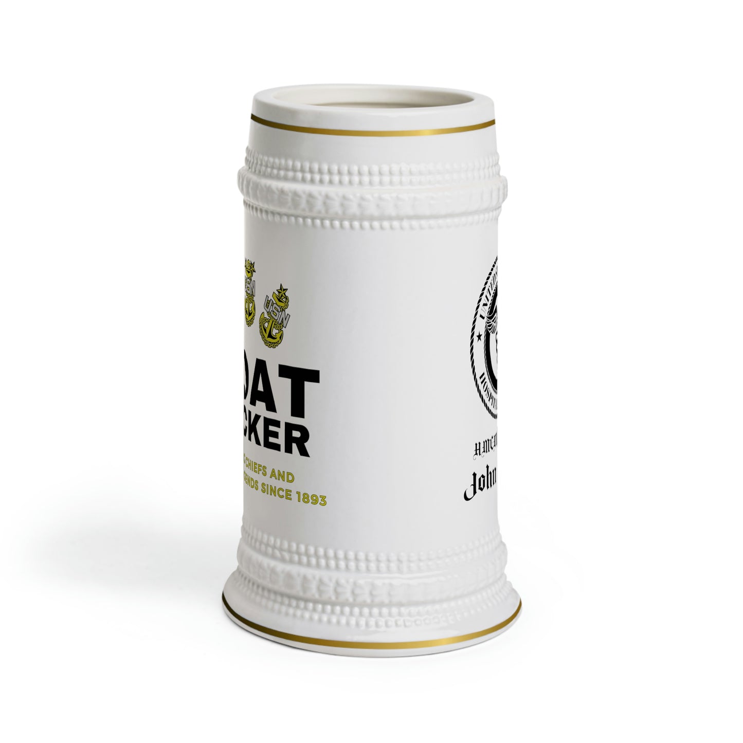 Customizable US Navy Chief Beer Stein Mug #NavyChief #CPO #ChiefPettyOfficer #MilitaryMug #ChiefBeerMug