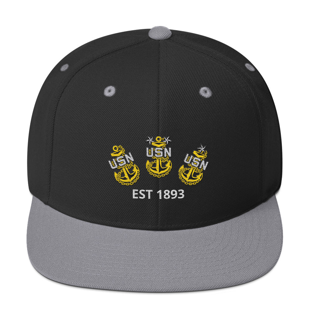 US Navy Chief - Snapback Hat