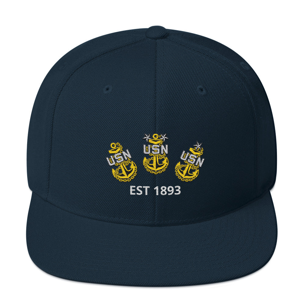 US Navy Chief - Snapback Hat