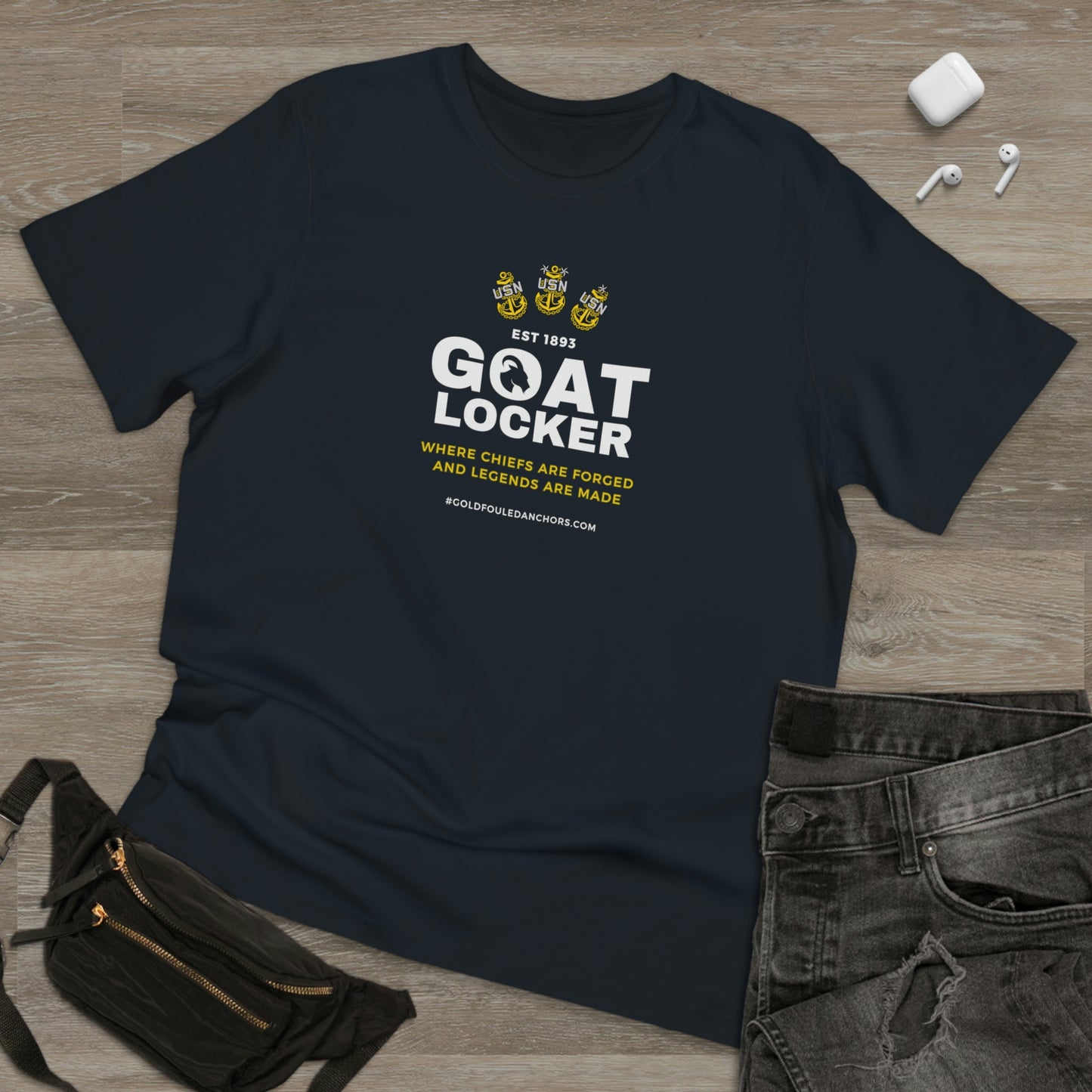 Unisex Navy Chief T-Shirt - Goatlocker #NavyChief #CPO #ChiefPettyOfficer #MilitaryApparel