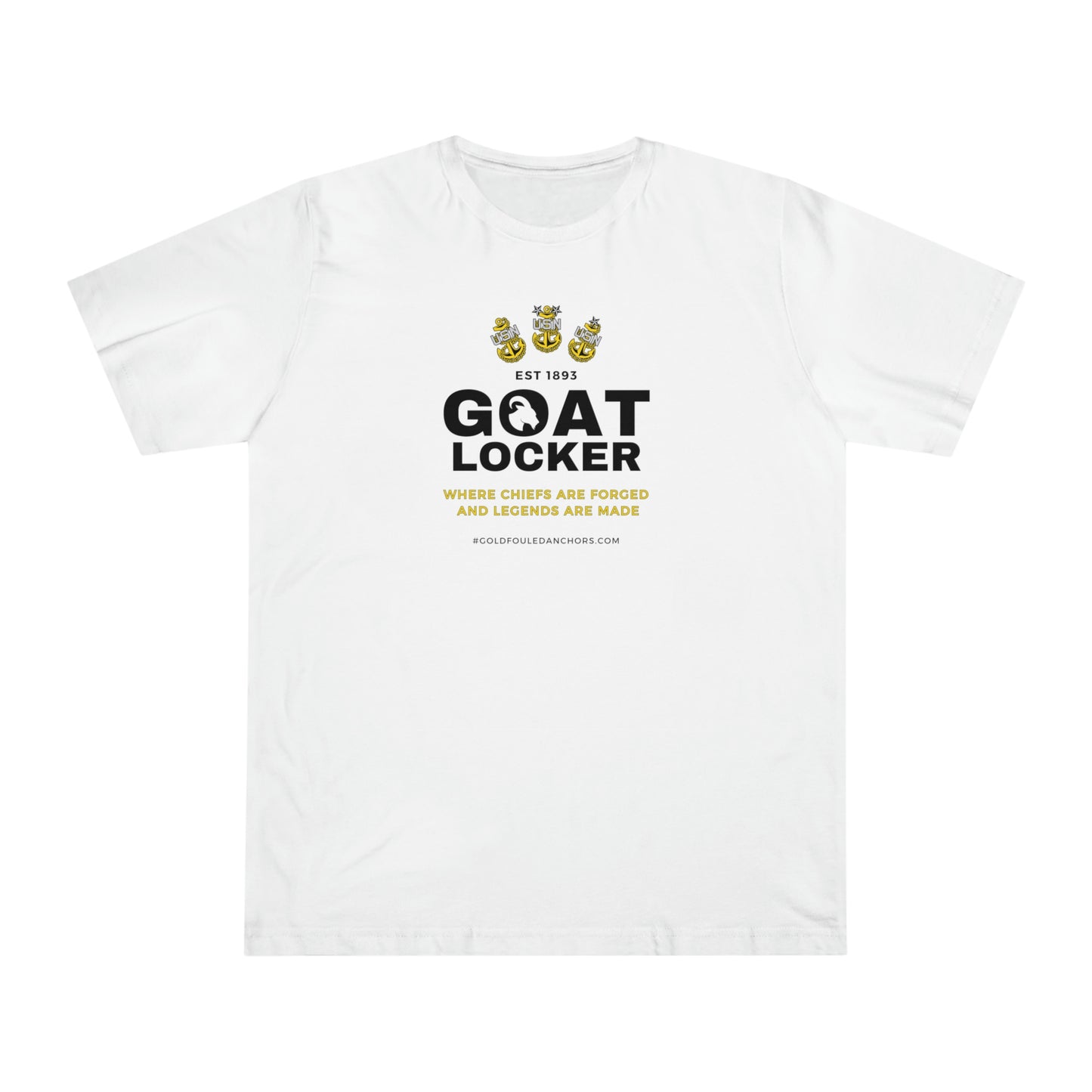 Unisex Navy Chief T-Shirt - Goatlocker #NavyChief #CPO #ChiefPettyOfficer #MilitaryApparel