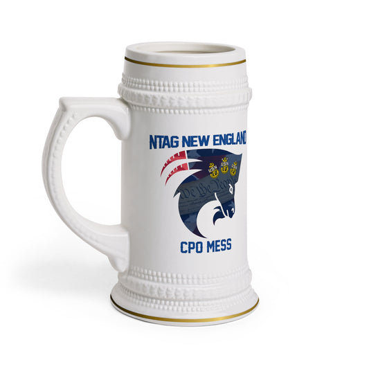 Customizable NTAG New England CPO Mess Beer Stein Mug #NavyChief #CPO #ChiefPettyOfficer #MilitaryMug #ChiefBeerMug