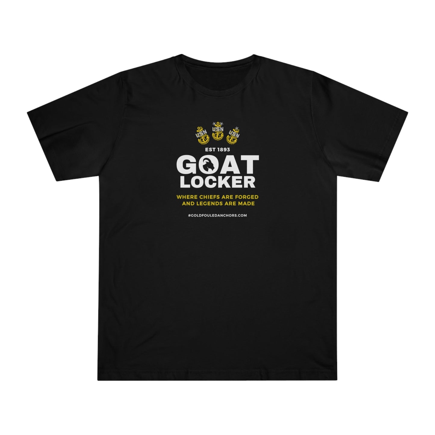 Unisex Navy Chief T-Shirt - Goatlocker #NavyChief #CPO #ChiefPettyOfficer #MilitaryApparel