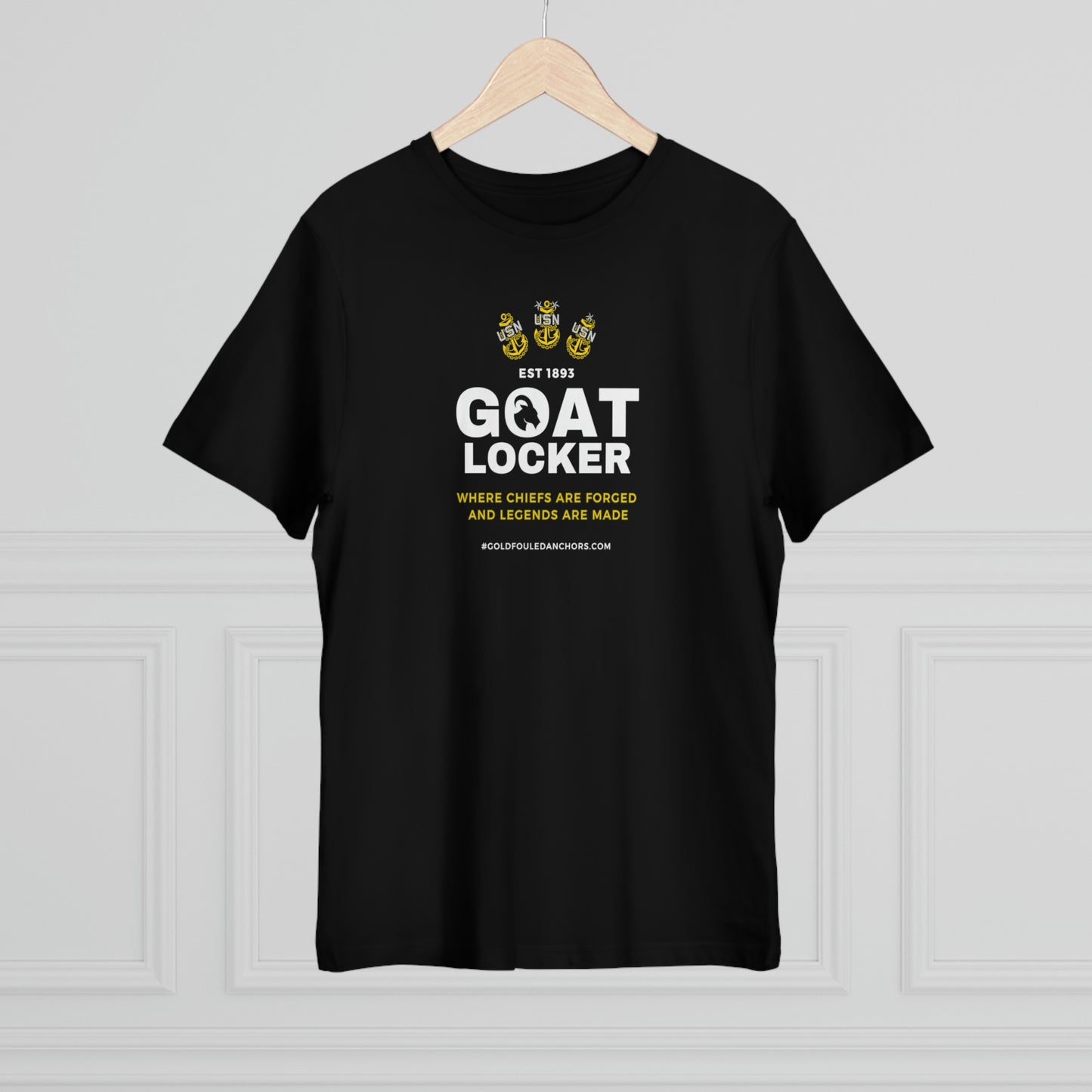 Unisex Navy Chief T-Shirt - Goatlocker #NavyChief #CPO #ChiefPettyOfficer #MilitaryApparel